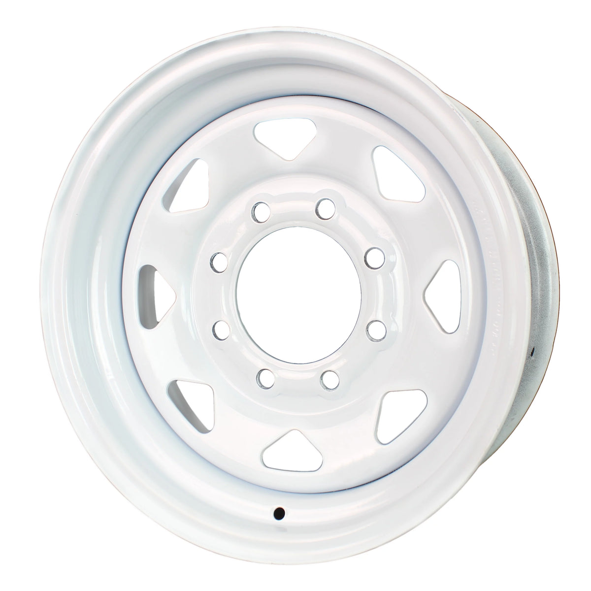 16x6 in. White Spoke Steel Trailer Wheel Rim L966330