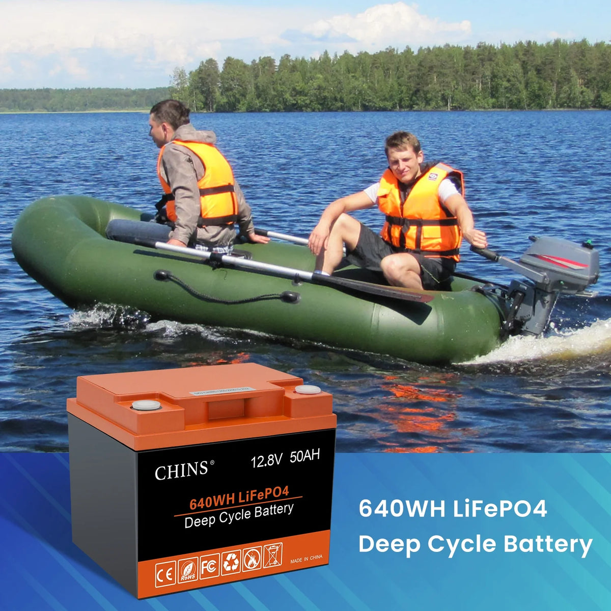 12V 50Ah LiFePO4 Battery X33730