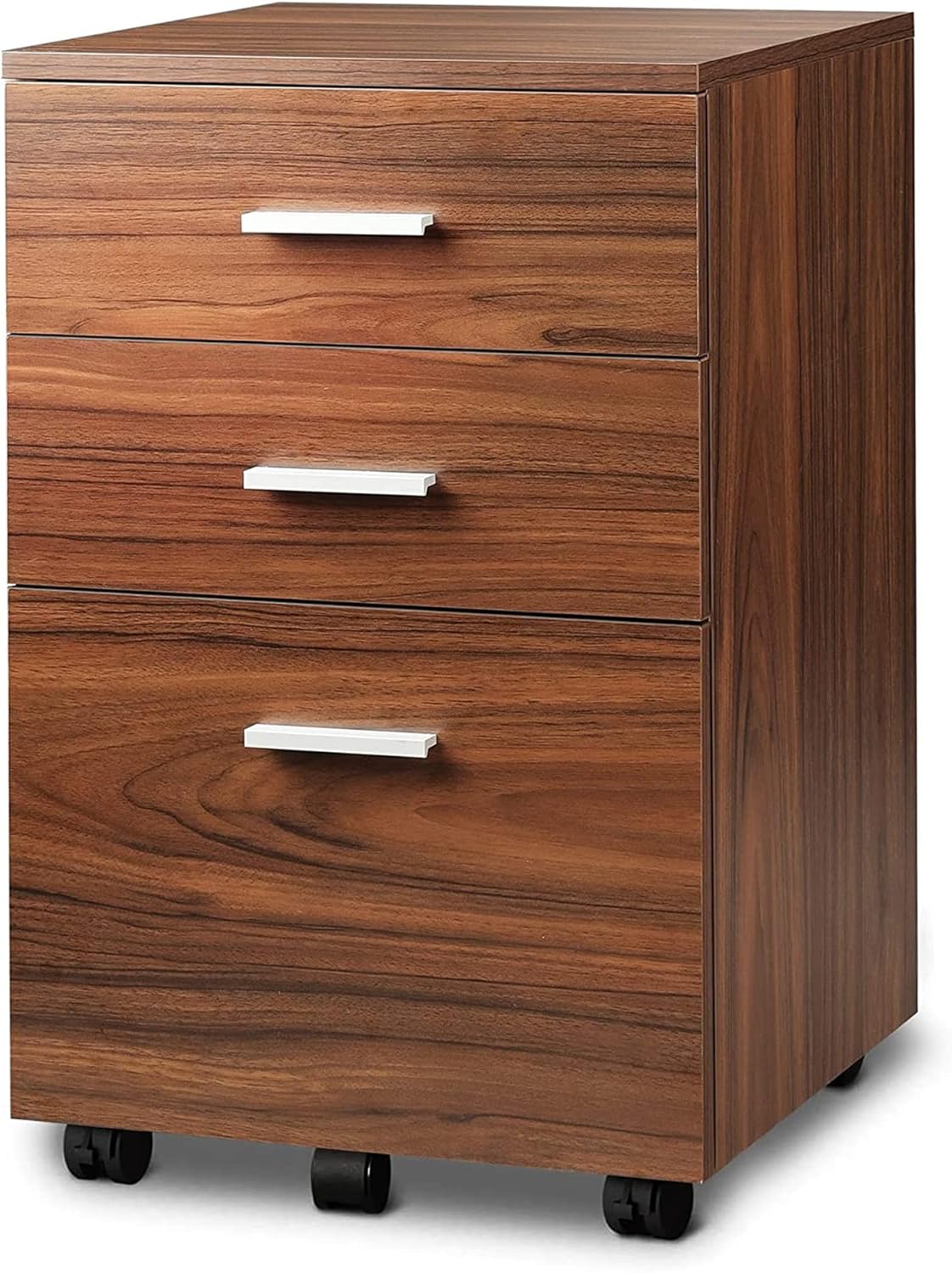 3 Drawer Wood Mobile File Cabinet S527