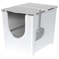 Flip Litter Box with Scoop and Reusable Liner S5295