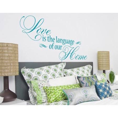 Wall Decal Quotes and Sayings Turquoise F55324
