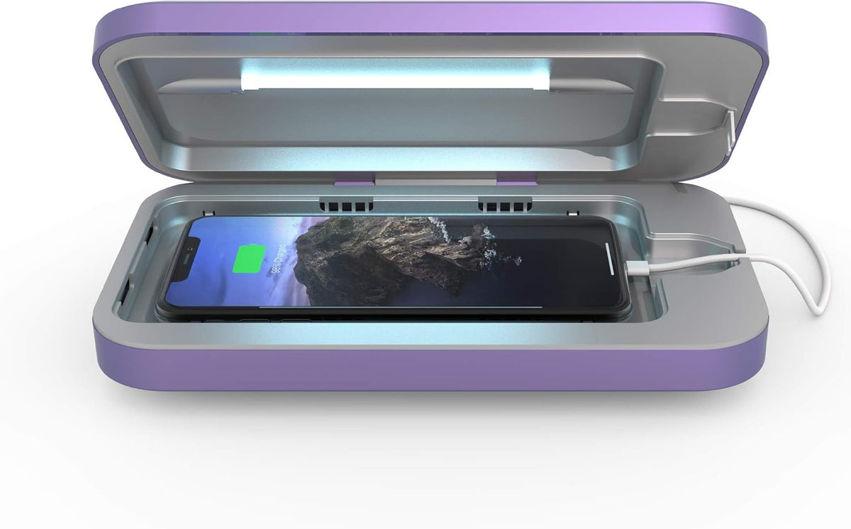 White UV Cell Phone Sanitizer and Charger C88439