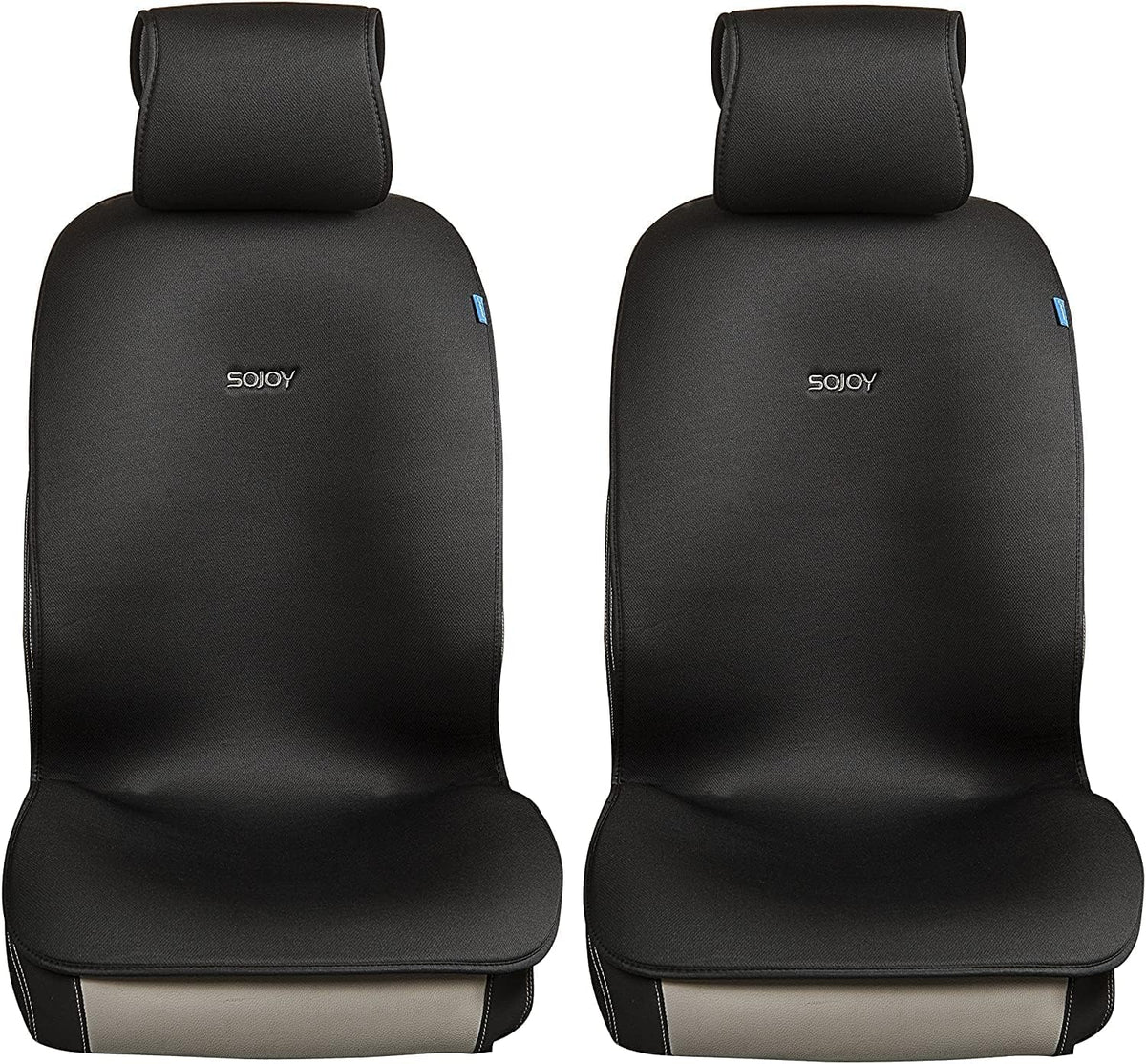 Black Cooling Breathable Car Seat Covers X861688