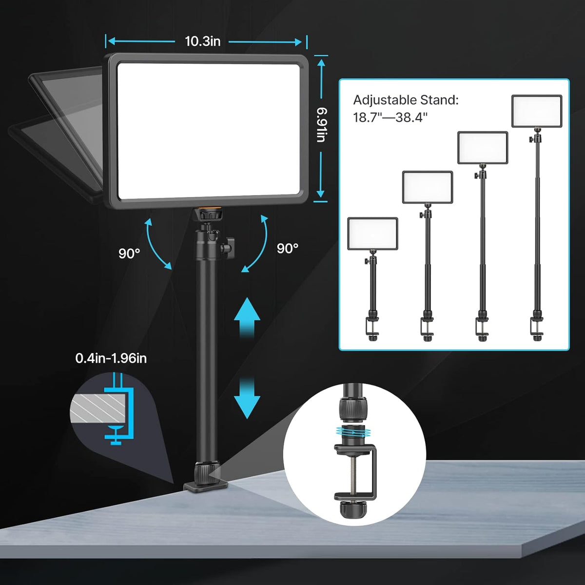 11in LED Key Light with Controller H7406