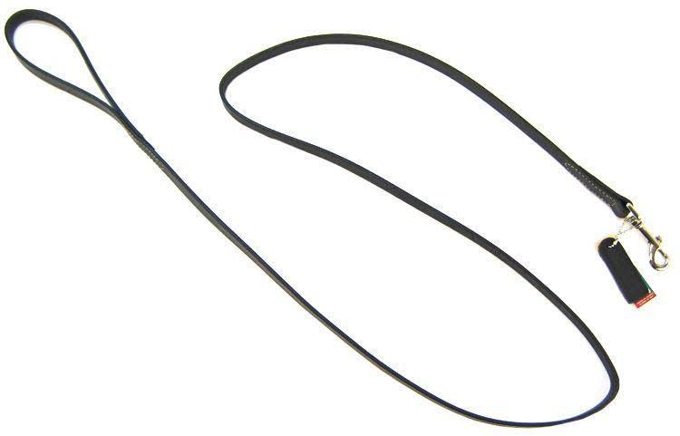 Leather Lead - 6' Long - Black O312