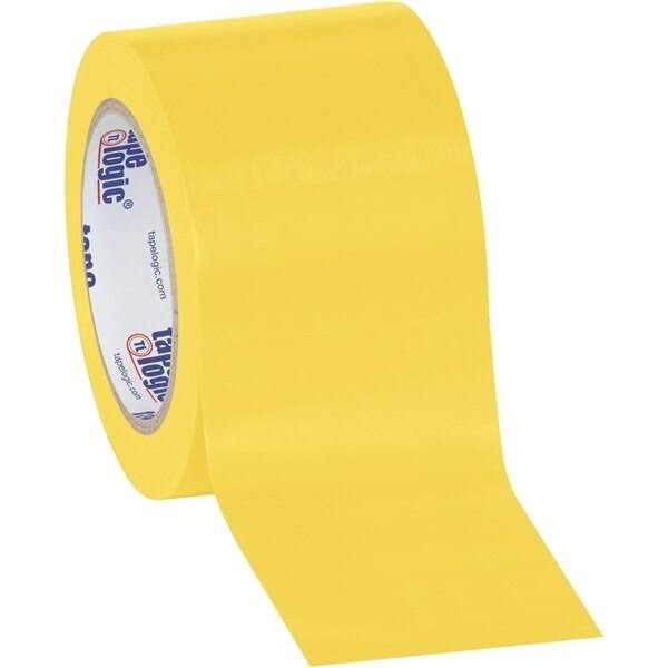 Yellow Solid Vinyl Safety Tape 3x22 x 36 Yard Roll A719866