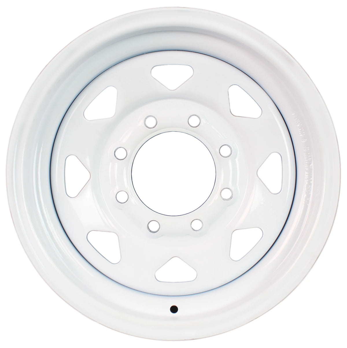 16x6 in. White Spoke Steel Trailer Wheel Rim L966330