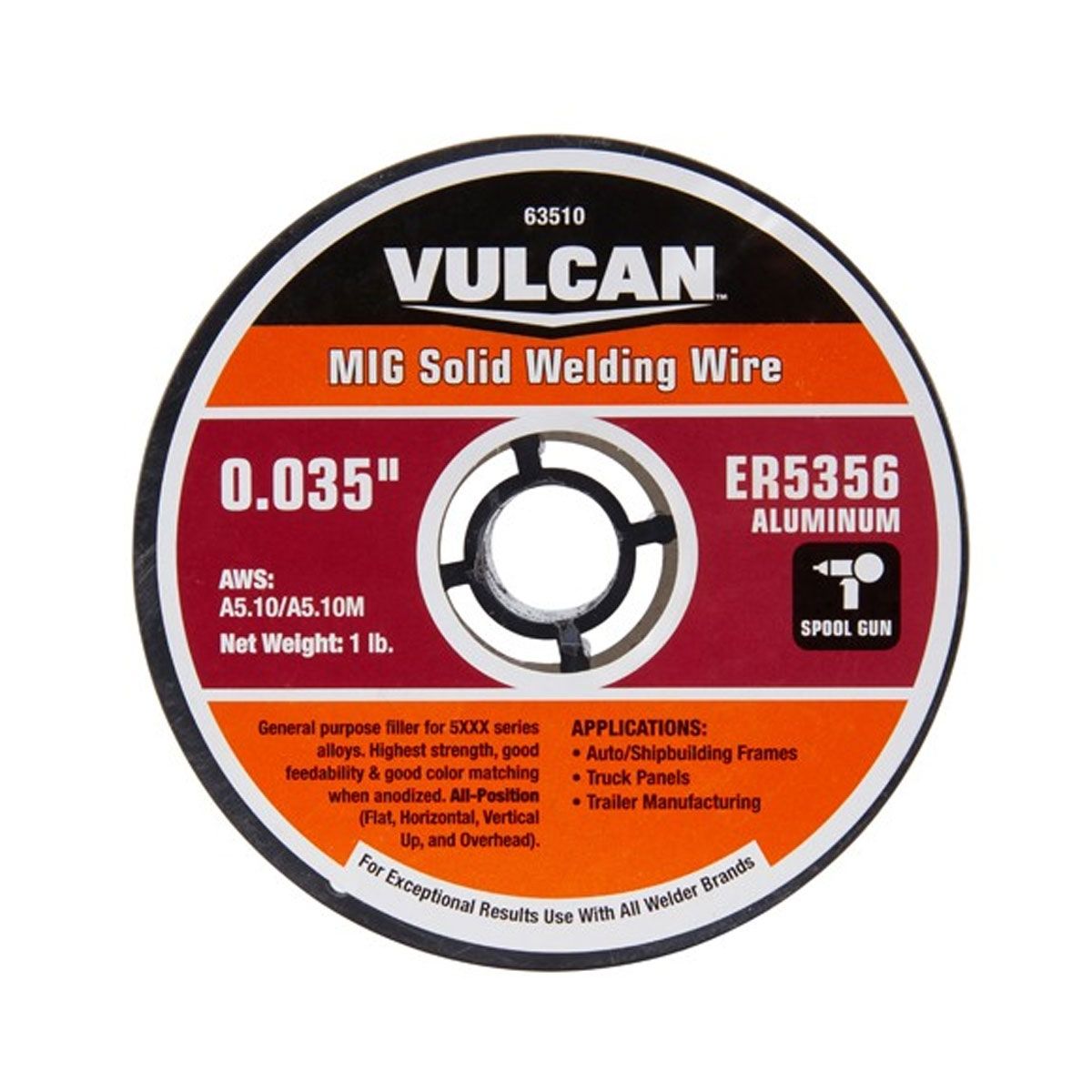 0.035 in. ER5356 MIG Solid Welding Wire 1 lb. Roll E664