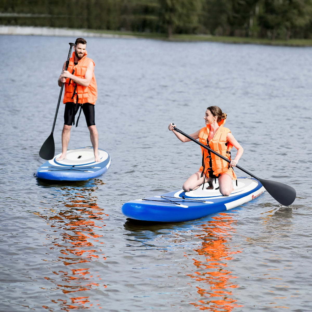10' Inflatable Stand Up Paddle Board with Bag Paddle Pump B644