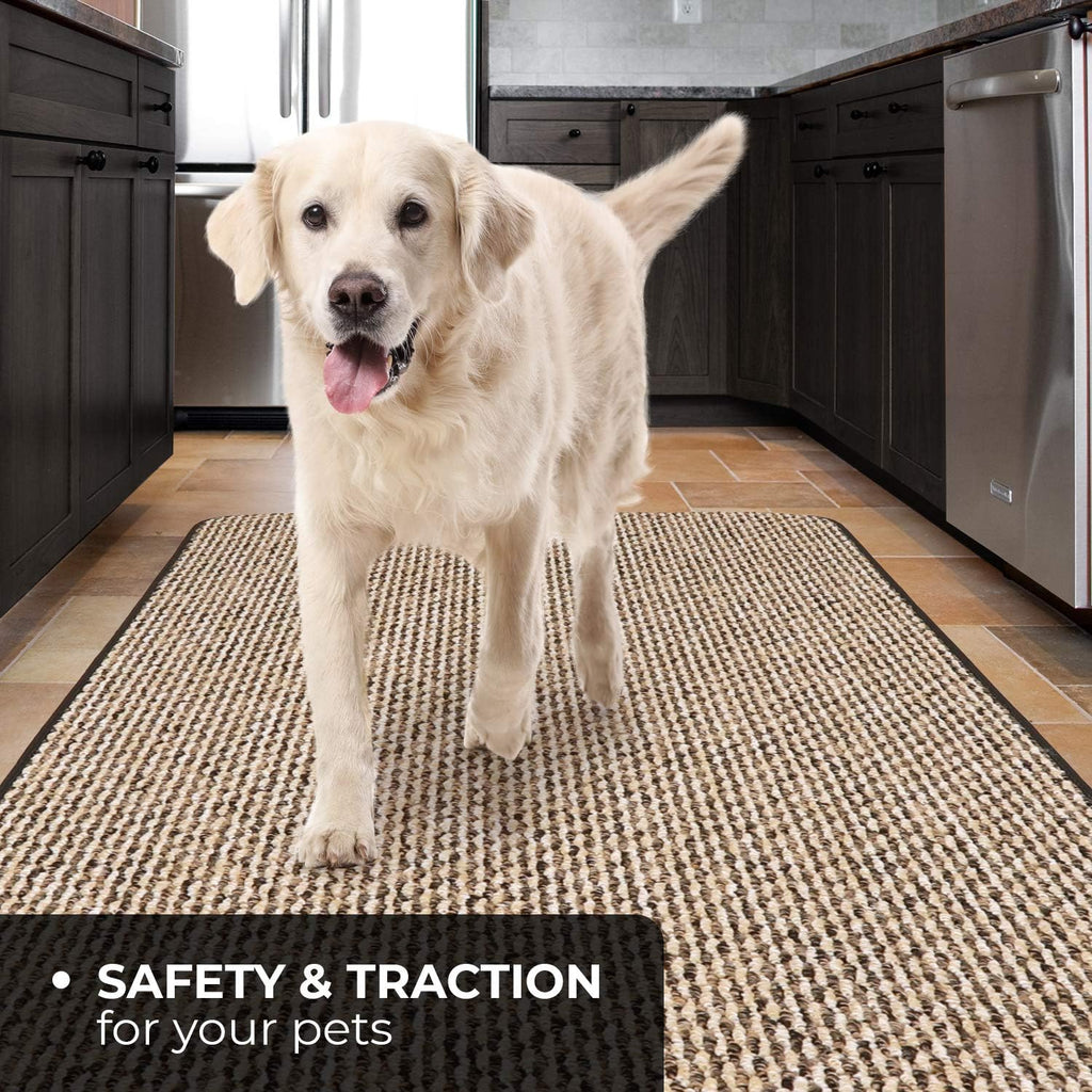 Black Skid-Resistant Carpet Runner 10 Feet X 36 Inches G76681