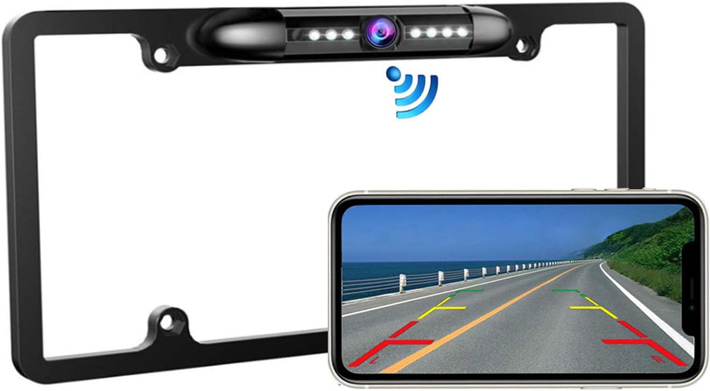 Wireless License Plate Backup Camera with Infrared Night Vision L7512