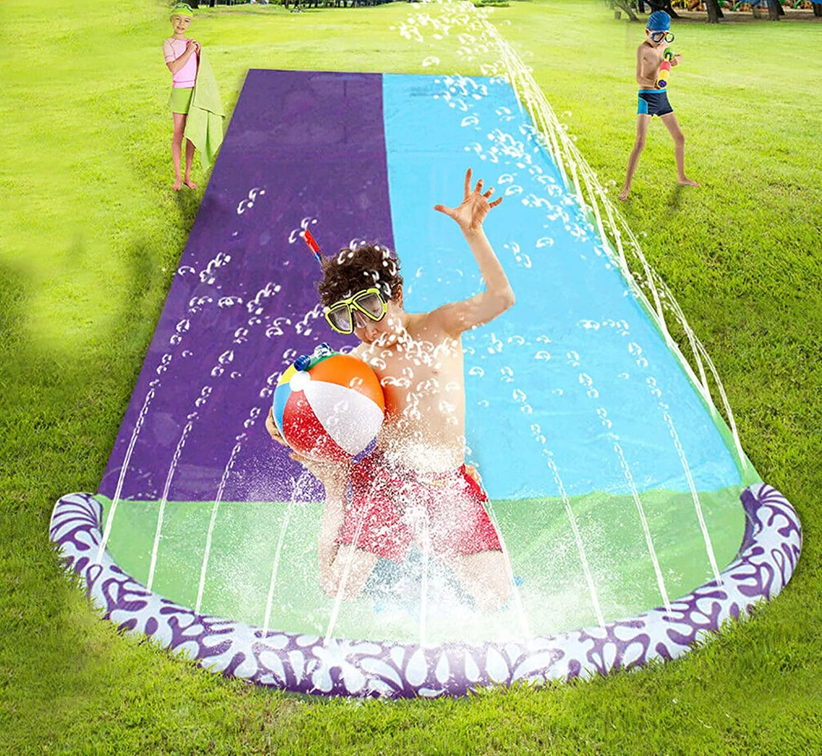 Water Slide with Splash Pool and Crash Pad T729071