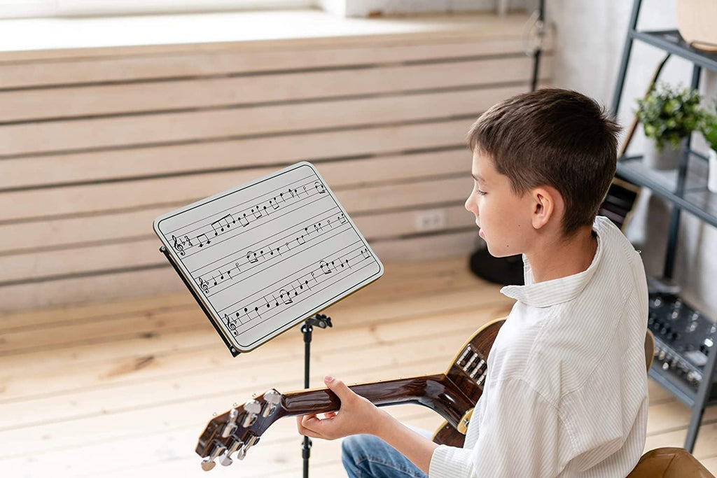 24 Pack Dry Erase Music Staff White Boards 9X12 Inch Double Sided Whiteboard E235