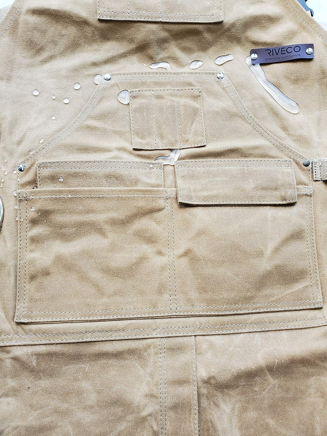 Heavy Duty Waxed Canvas Protective Apron C106280