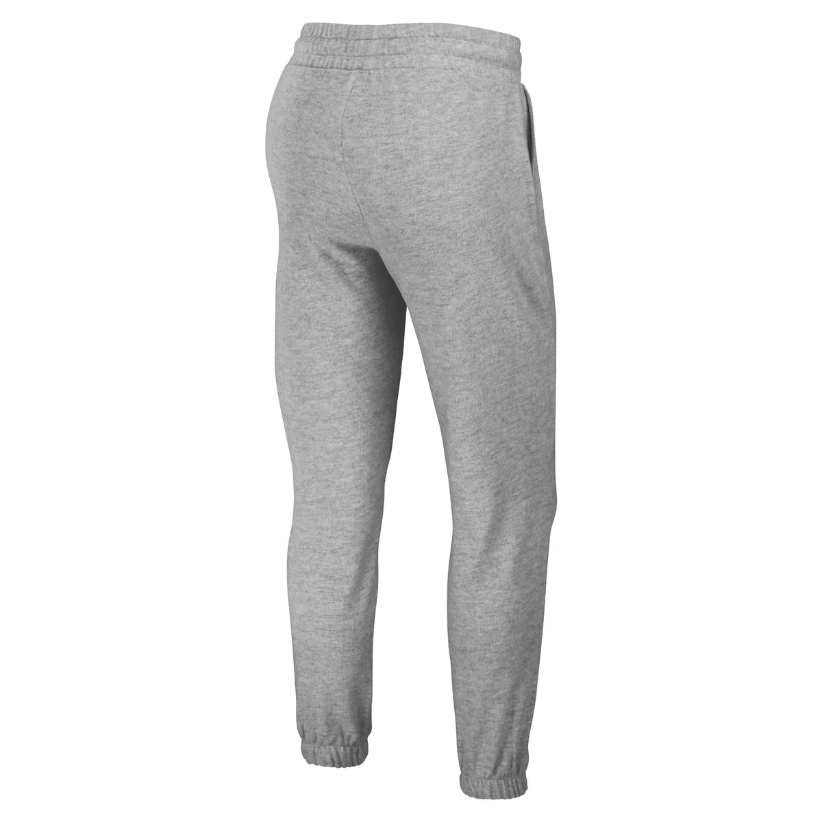 Heather Gray Knit Long Sleeve Tri-Blend T-Shirt & Pants Sleep Set U390335