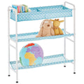 3-Tier Metal and Fabric Storage Cart F9361
