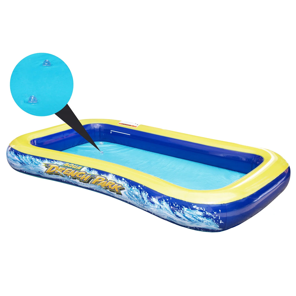 3-in-1 Splash Park with Pool, Sprinkler & Waterslide X945255