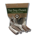 Large Thick Elk Antler 5 Pack Dog Chew Treat E7533
