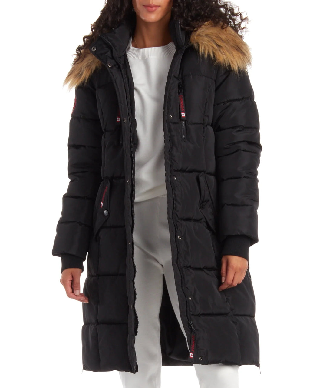 Women's Heavyweight Long Length Bubble Puffer Jacket J9822