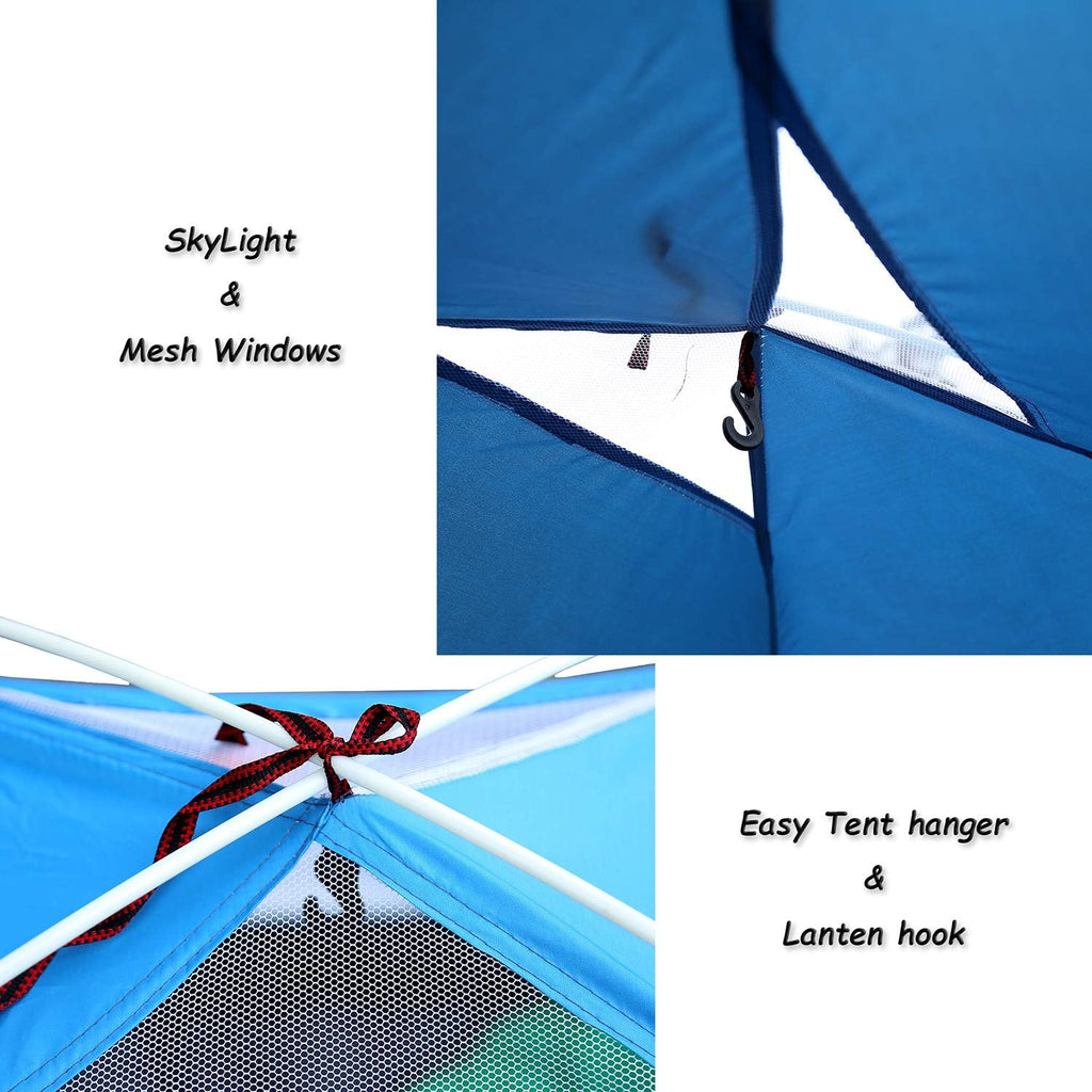 2 Person Pop Up Camping Tent with Carrying Bag Q28085