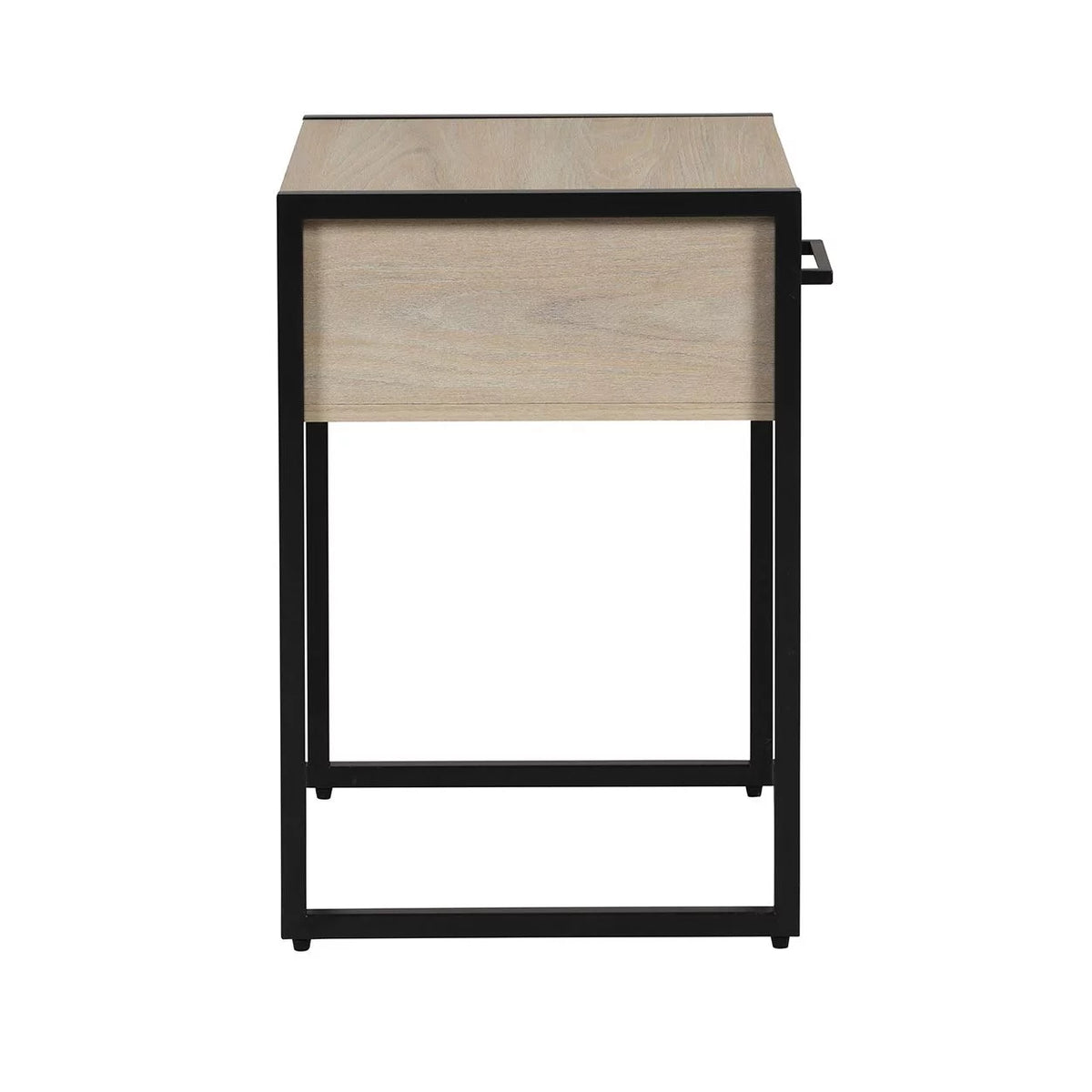 Beige Oak 1 Drawer Nightstand R3453