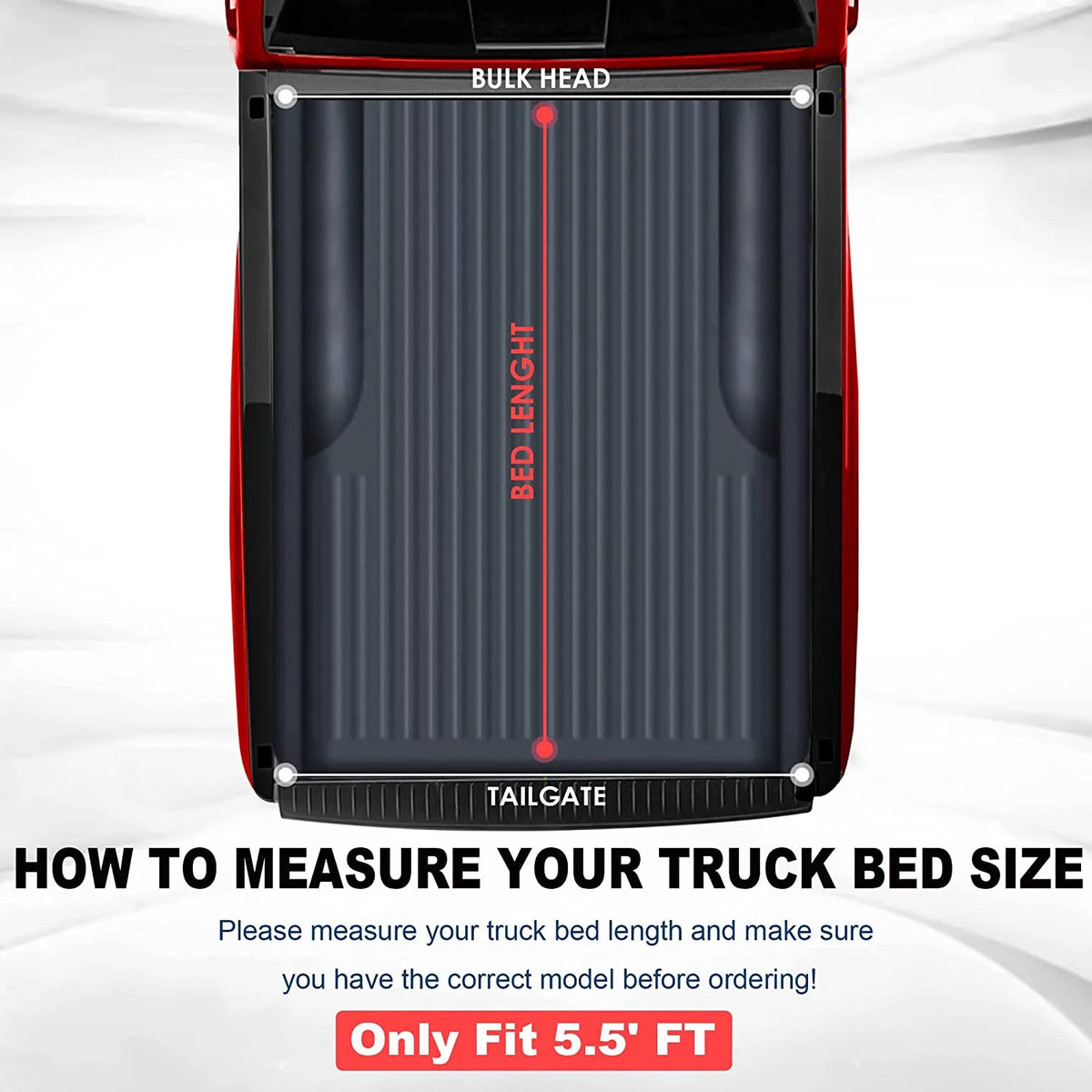 Soft Roll up Truck Bed Tonneau Cover X9445
