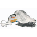 White Nylon Cast Net 4 ft 3/8x22 Mesh G4289