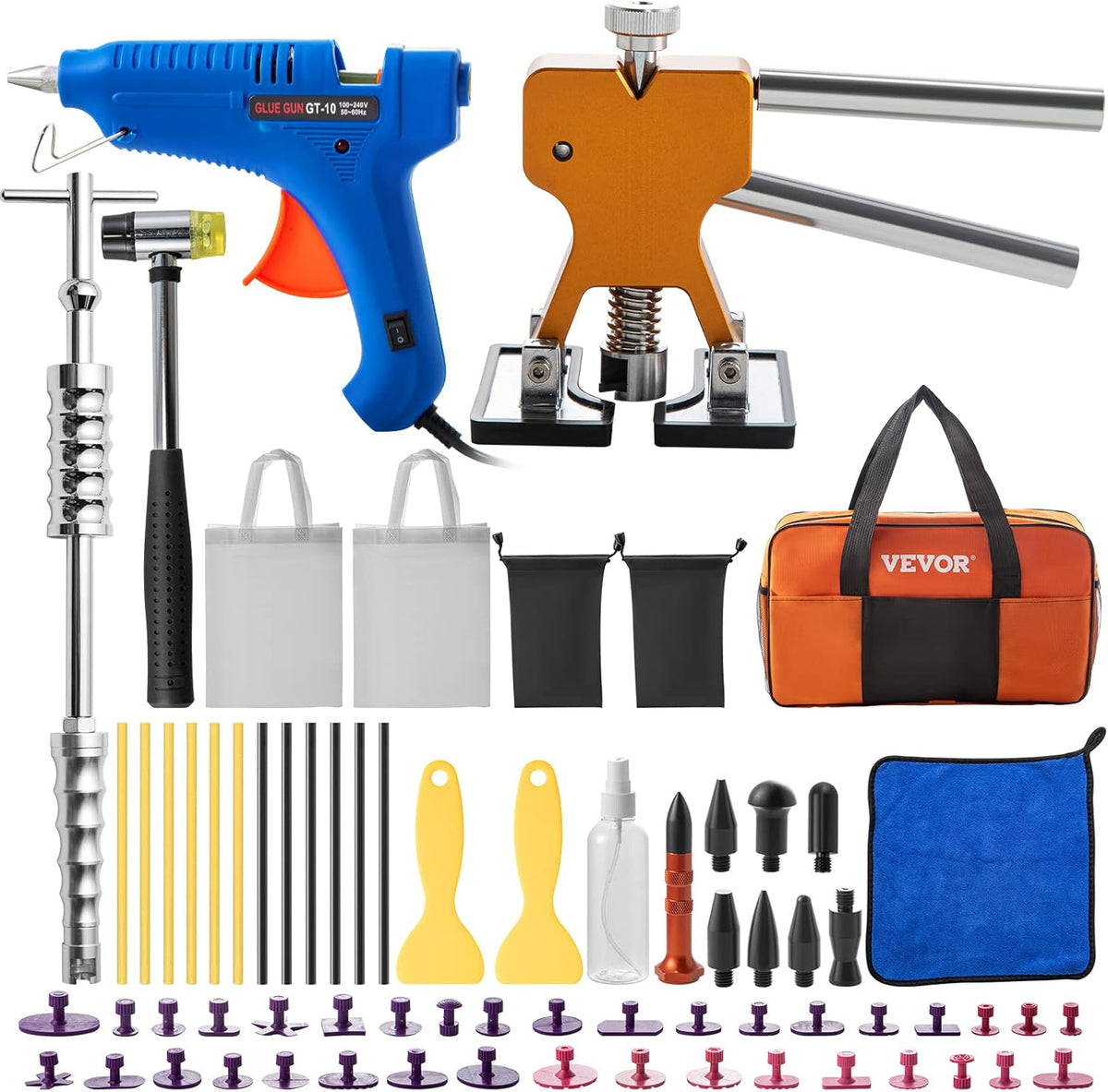 69 Pcs Paintless Dent Repair Tools W358668