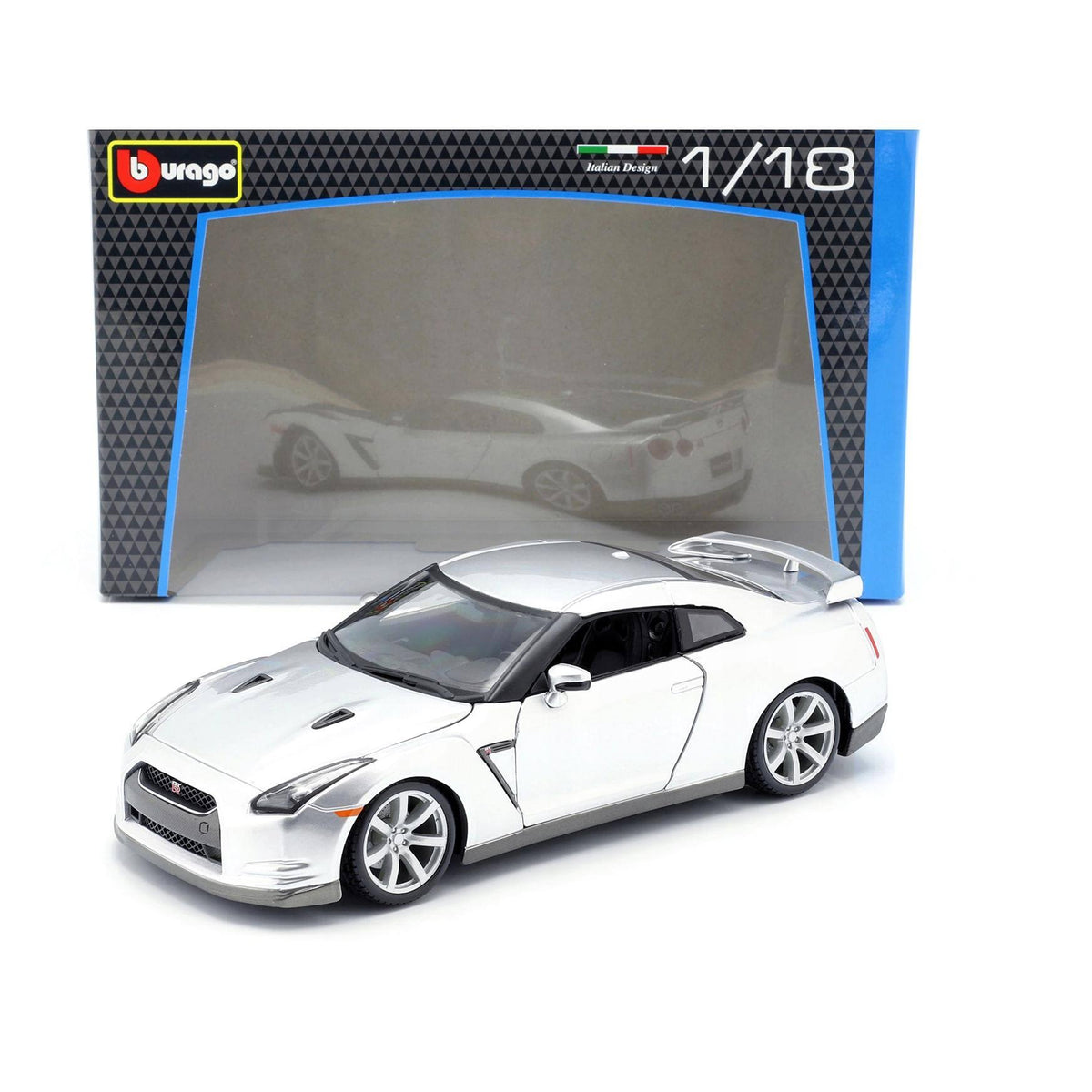 Silver 1/18 Diecast Model Car R72844