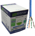Cat5e Bulk Cable 500ft Pure Copper 24AWG Blue N4163
