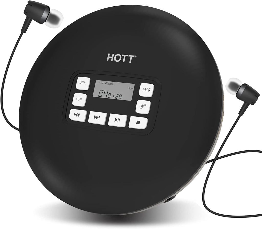 Black Bluetooth Portable CD Player L793