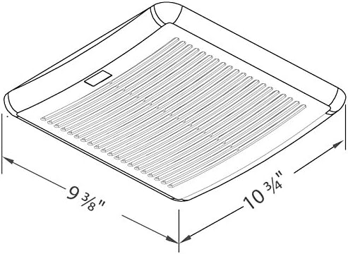 White Exhaust Bath Fan W83522