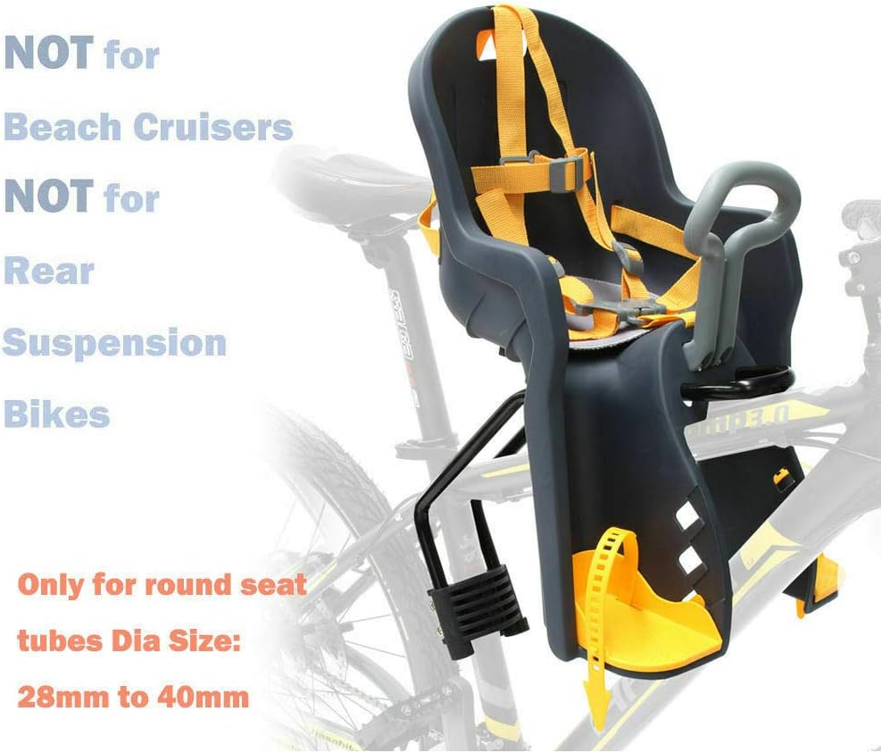 Kids Front Mount Bike Seat with Handrail M607