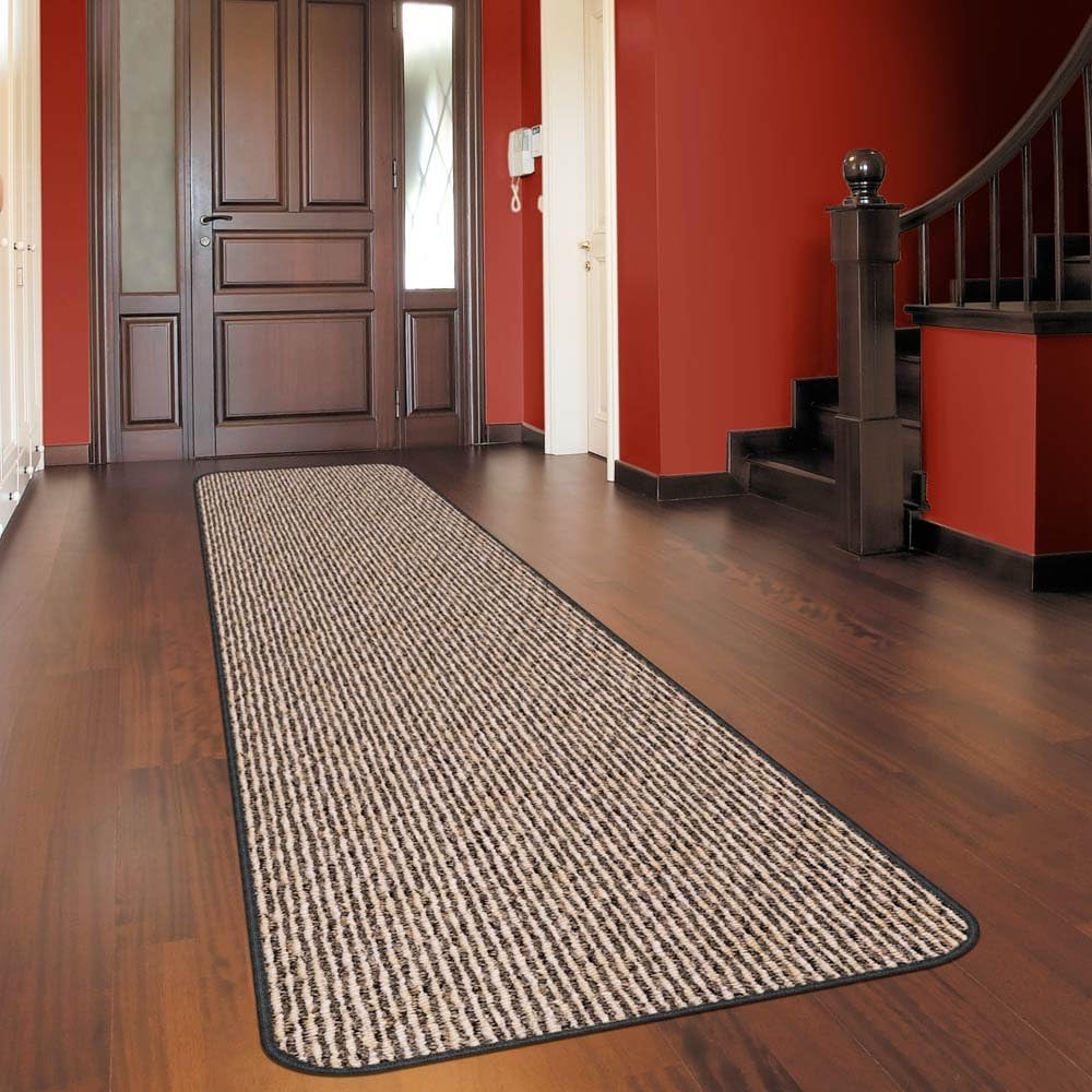 Black Skid-Resistant Carpet Runner 10 Feet X 36 Inches G76681