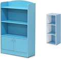 Pink Bookshelf with Storage Cabinet L825162
