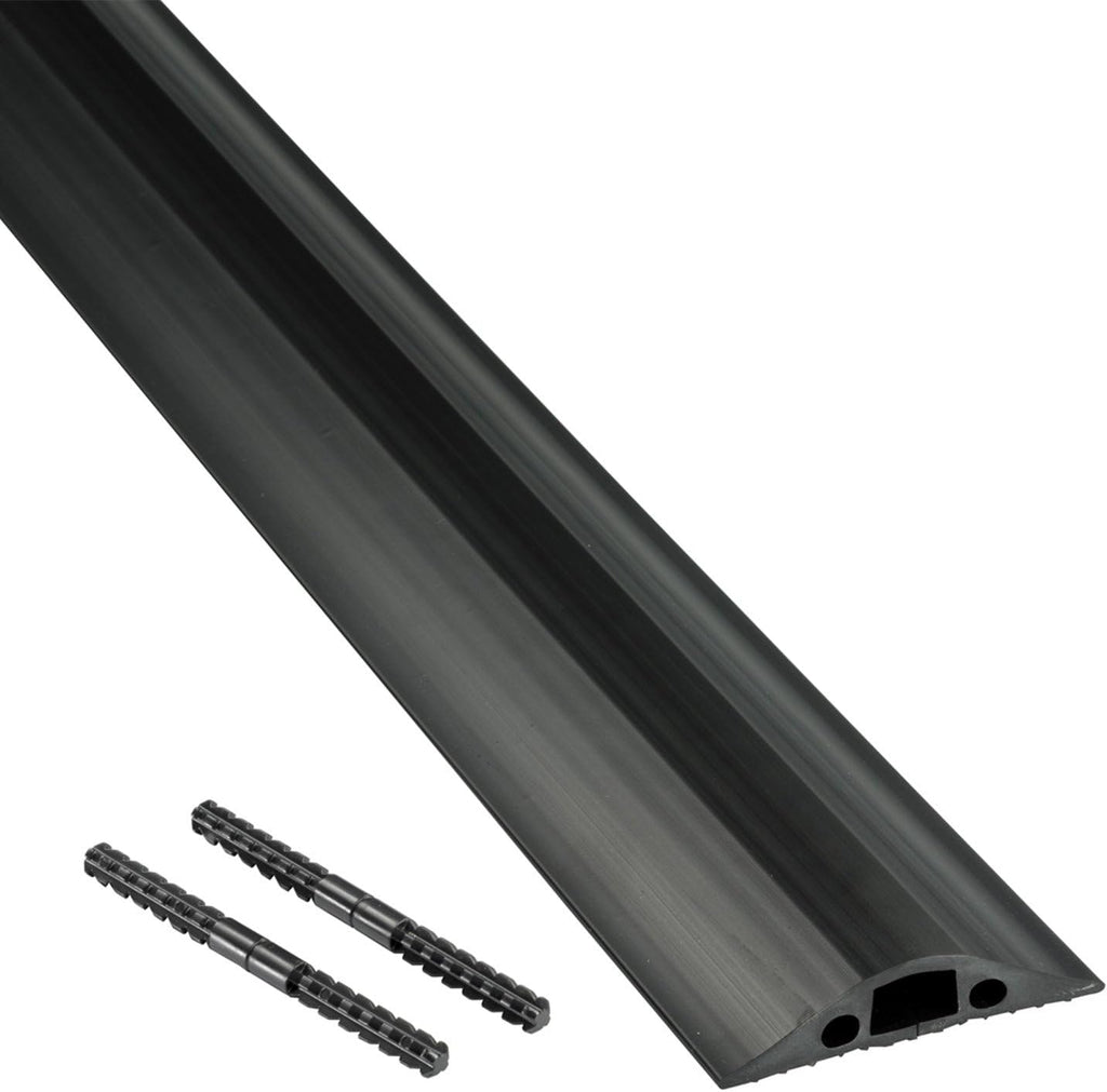 Heavy Duty Linkable Floor Cord Cover 30 Foot Length Black V501