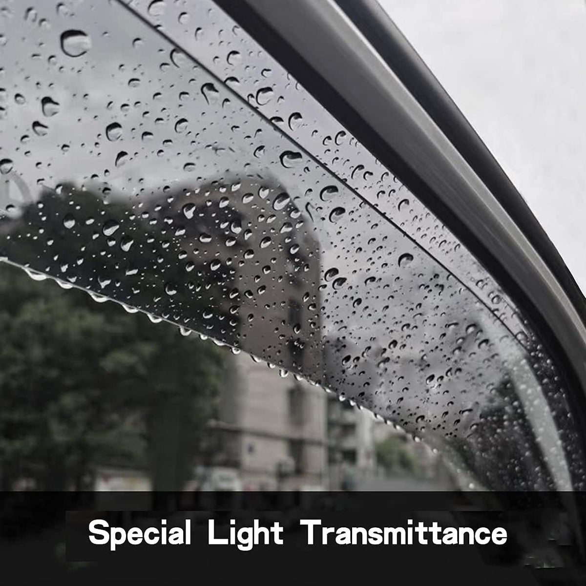 4pcs Tape-On Window Deflector Set P3038
