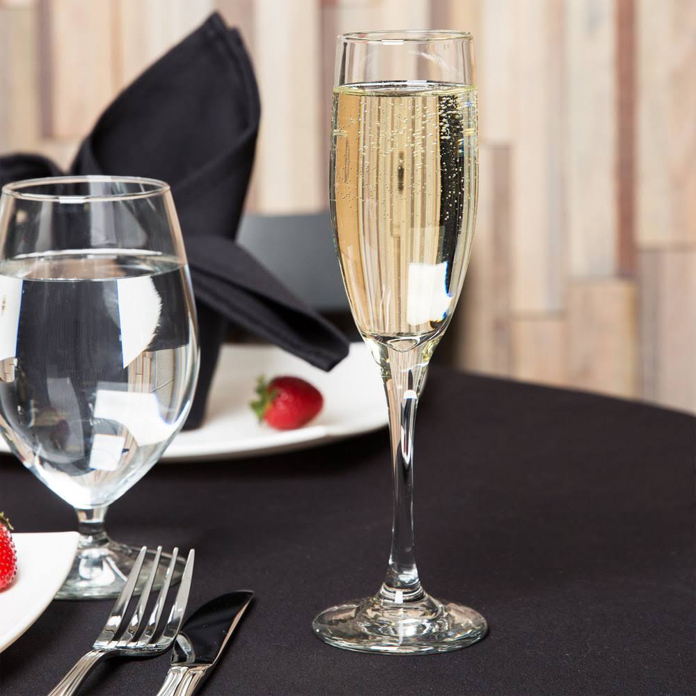 6 oz. Tall Flute Glass - 12/Case M479