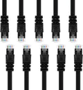 Cat5e Ethernet Patch Cable 7 Feet Black N7411