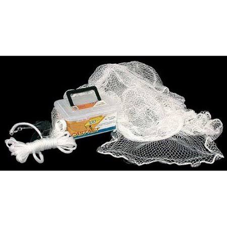 White Nylon Cast Net 4 ft 3/8x22 Mesh G4289