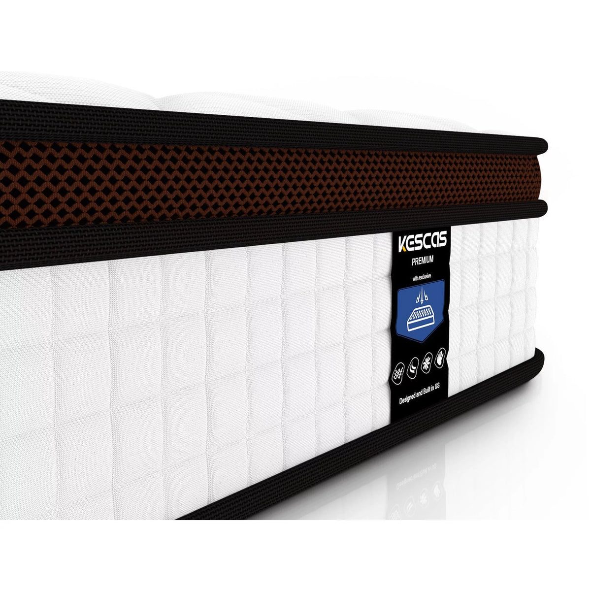 10 Inch Memory Foam Hybrid Full Mattress Y360