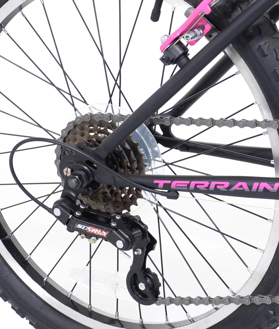 20-inch Girl's Mountain Child Bicycle Black/Pink L94827