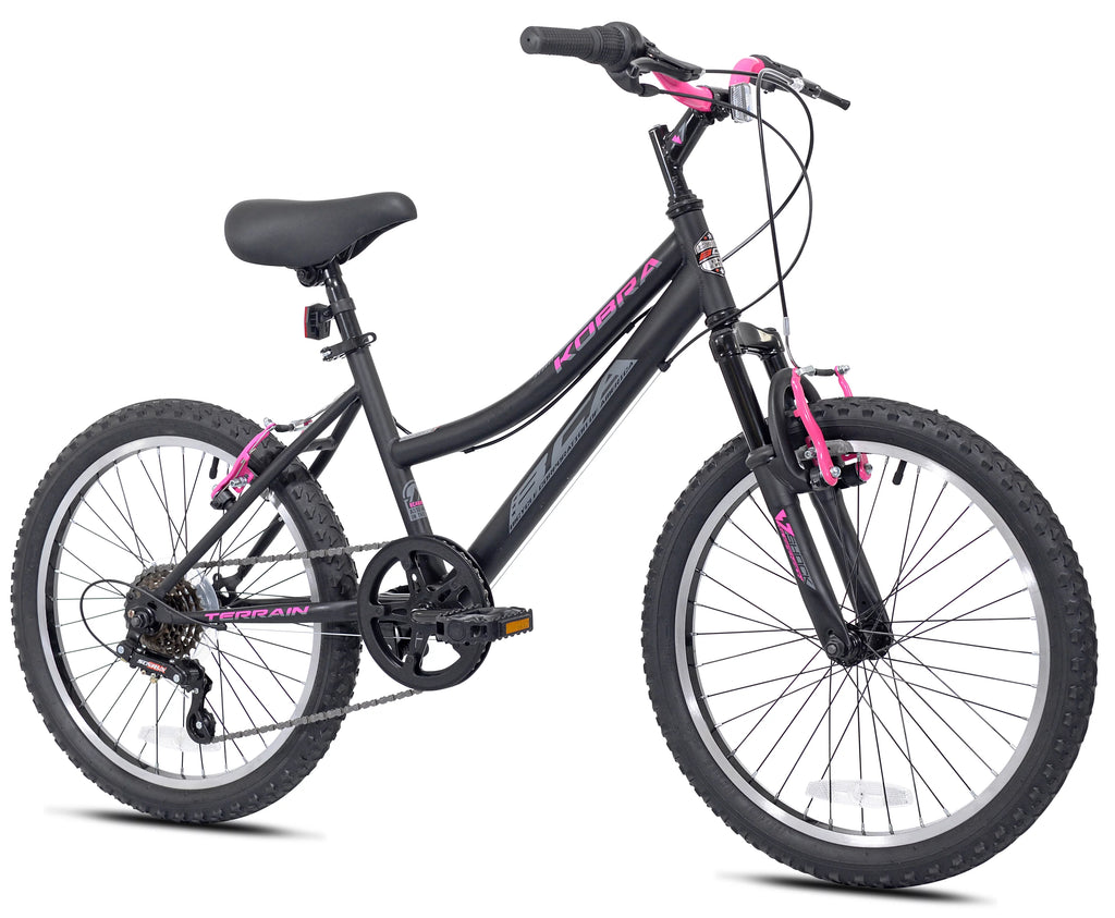 20-inch Girl's Mountain Child Bicycle Black/Pink L94827