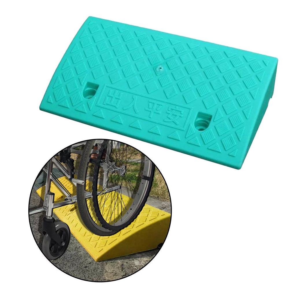 Portable Skidproof Wheelchair Ramp 7cm Yellow X263