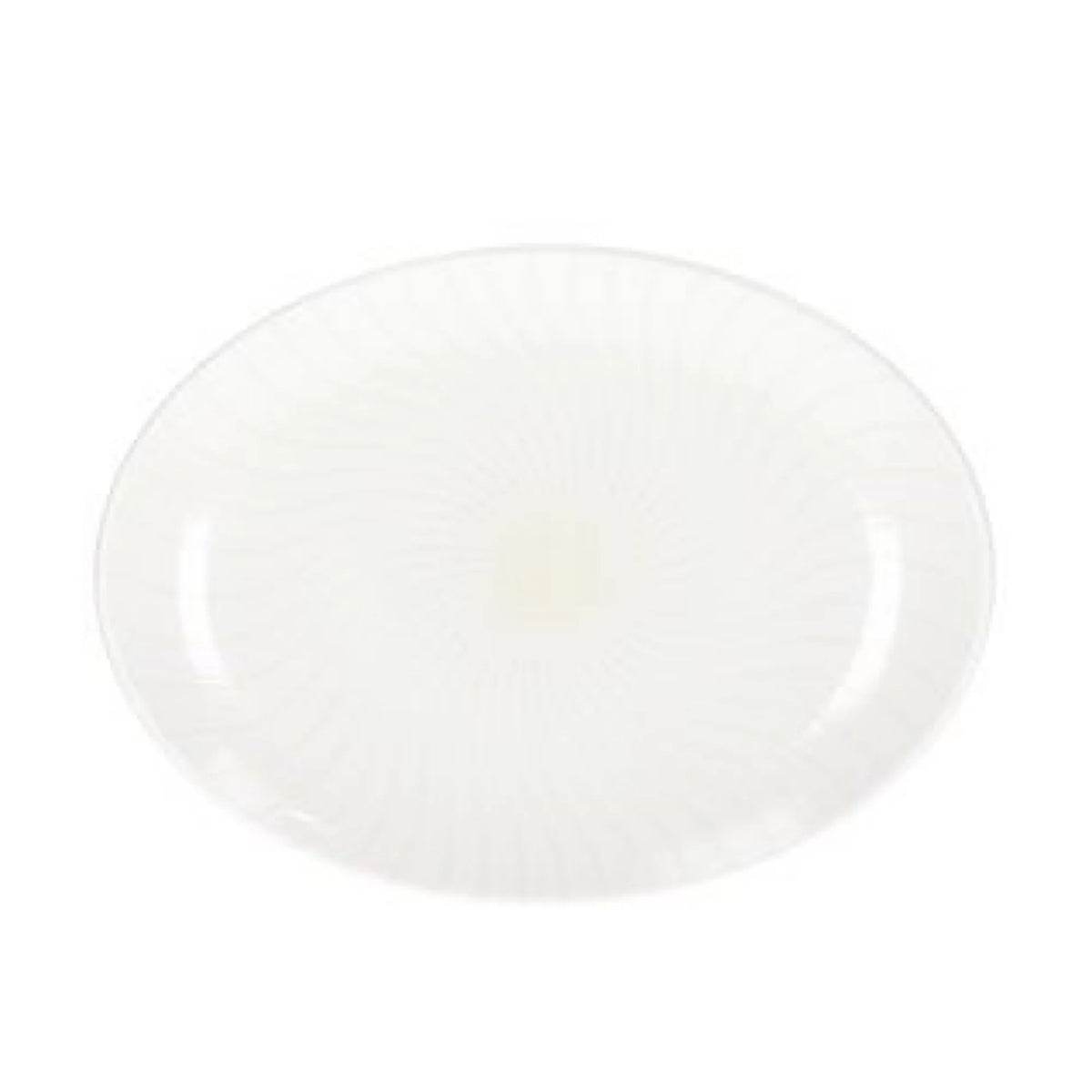 Ivory Oval Plate 36X27.5 cm W78584