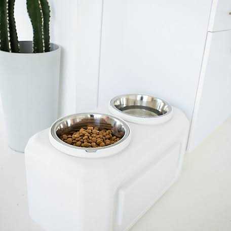 Elevated Dog Feeder with Storage C640272