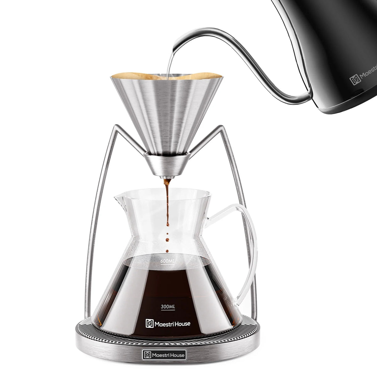 Pour Over Coffee Maker and 600ML Carafe Y7266