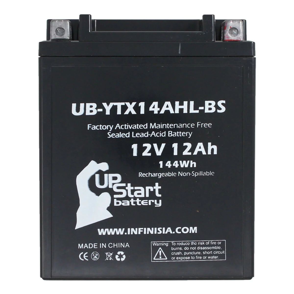 12V 12AH Maintenance Free Motorcycle Battery G8589