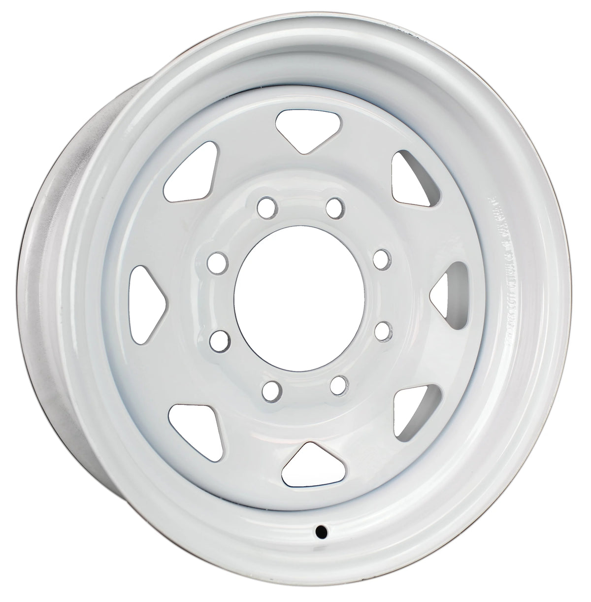 16x6 in. White Spoke Steel Trailer Wheel Rim L966330