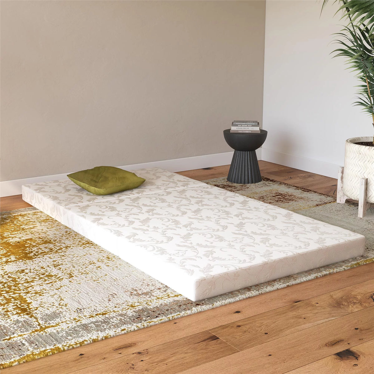 4-Inch Tri Folding Mattress with Carry Bag, Twin Size P31337